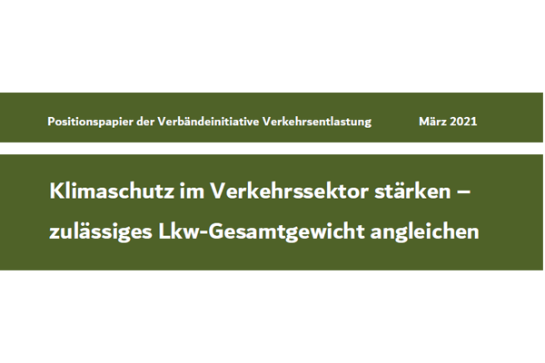 Positionspapier der Verbändeinitiative Verkehrsentlastung